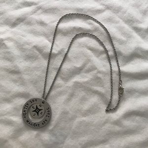 “Not All Who Wander Are Lost” Necklace